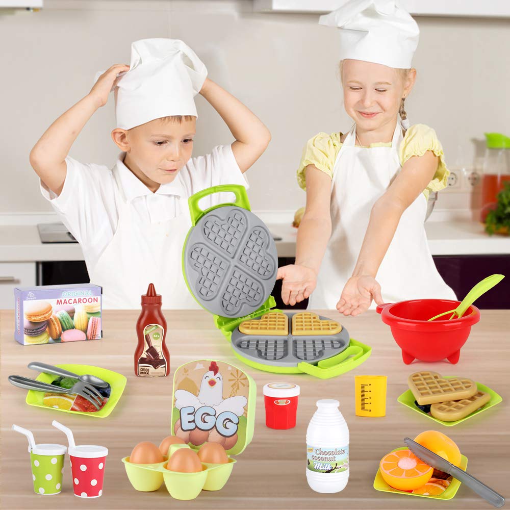 LiDi RC waffle time variety toys for kids encourages pretend dining and creativity.