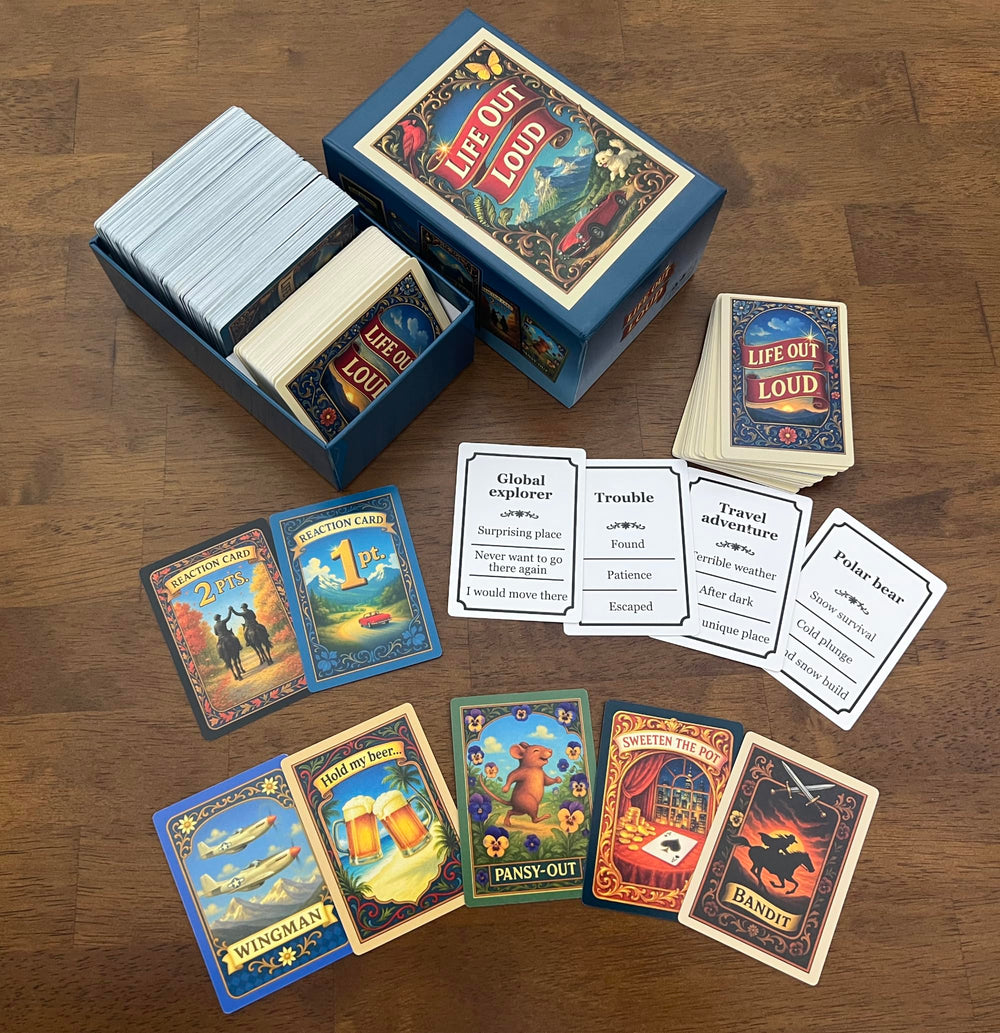Life Out Loud action cards drive twists and memorable moments.