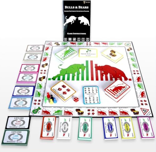 Life Sutra Bulls and Bears components laid out for quick setup and play.