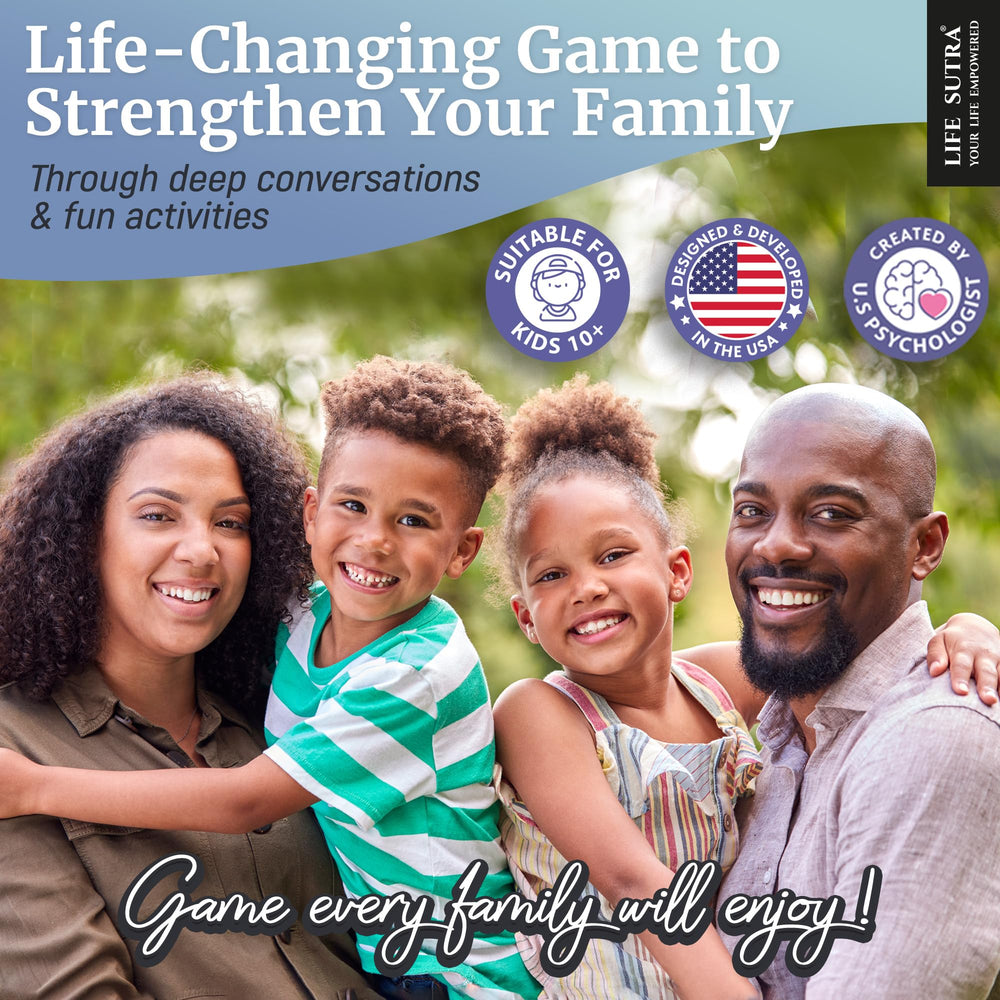 Life Sutra Family Connect 400 question openers sparking curiosity between kids and parents.