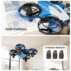 LIFECHOIC drone with protective guards and cover for safer flights.