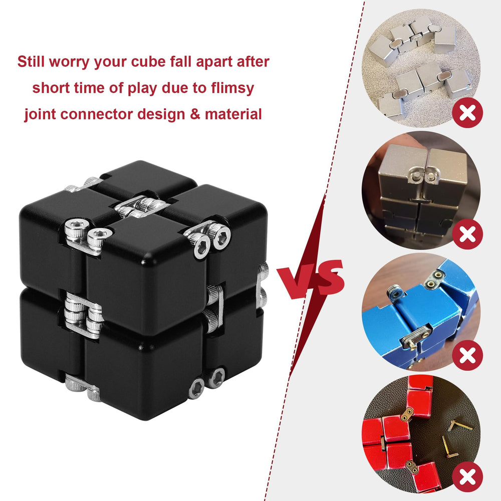 Lifidea aluminum alloy cube showing refined grinding surface detail