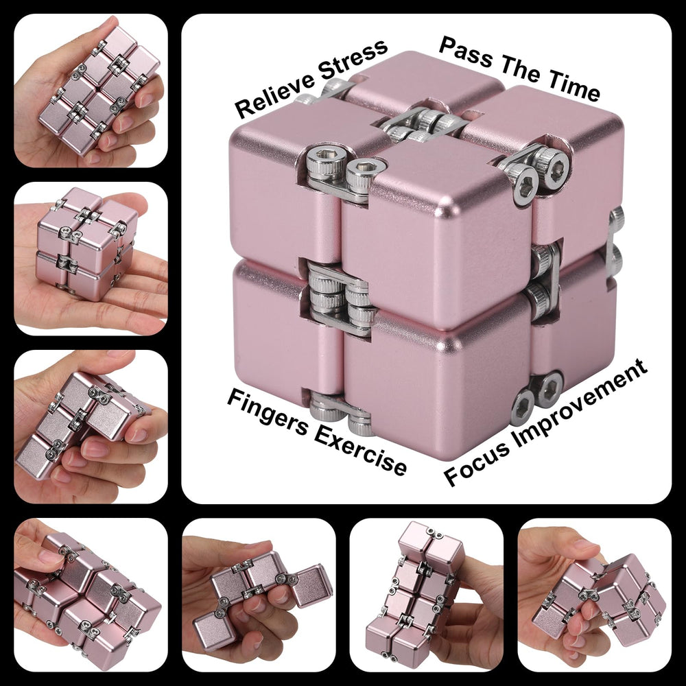 Lifidea Infinity Cube Pink compact gadget ideal for travel and office.