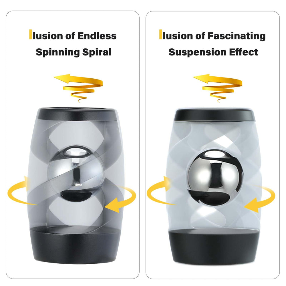Lifidea kinetic ball spinning action reveals mesmerizing suspension effect