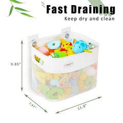 Ligereza mesh-fabric design drains quickly, reducing soggy toy mess.