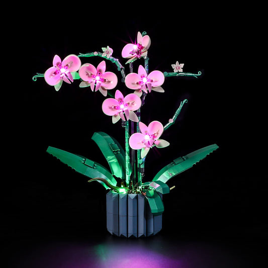 Lightailing Lego-10311 Orchid LED light main for vivid display and easy illumination.