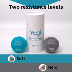 Lightbulb Ideas Yogi stress ball covered in fabric for smooth, flexible squashing
