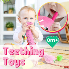 LIGHTDESIRE tummy ruler on caterpillar supports growth tracking during tummy time.