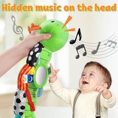 LIGHTDESIRE caterpillar crinkle-textures stimulate tactile exploration during play