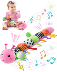 LightDESIRE caterpillar head music soothes during tummy time and play.