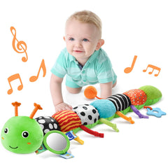 LIGHTDESIRE musical caterpillar head-melody provides soothing playtime for newborns