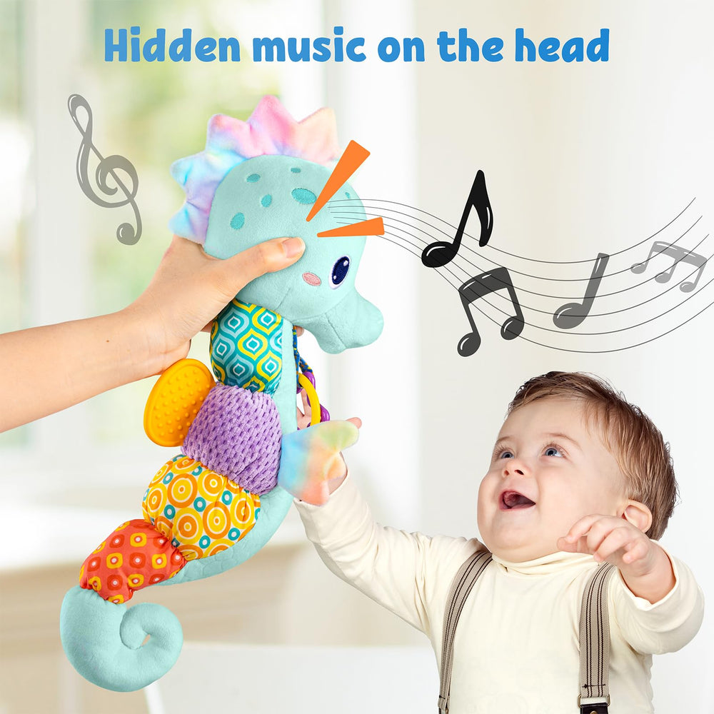 LIGHTDESIRE seahorse crinkle texture invites tactile exploration during play