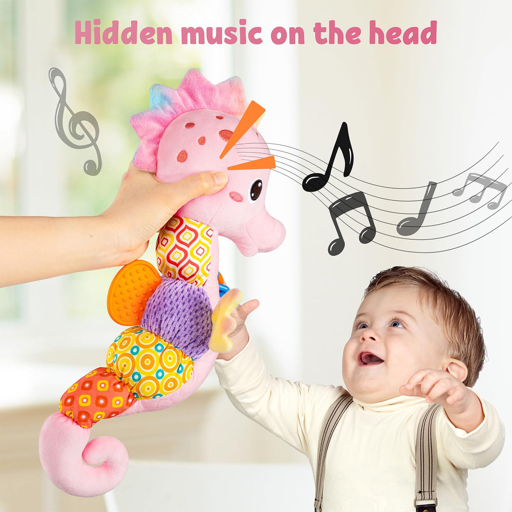 LIGHTDESIRE musical seahorse crinkle textures invite exploration and sound.