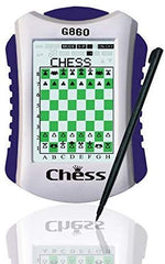 LIKE portable chess board with LED backlight for clear play in any lighting.