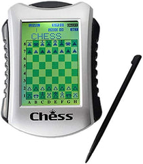LIKE handheld chess board with touch panel and stylus for precise piece placement.