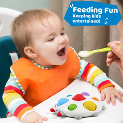 LiKee Fidget Popper safe, smooth-edged design for curious toddlers.