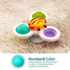 LiKee detailed shot of nine textures and numbers 1–9 for sensory learning