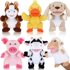 Liliful animal hand puppets set for imaginative storytelling and interactive play