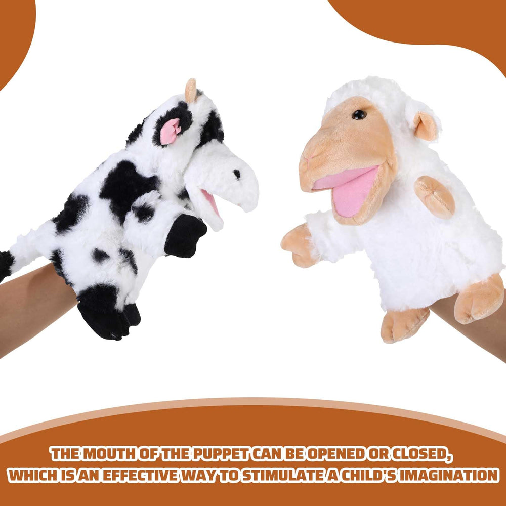 Liliful sheep puppet with movable mouth for engaging storytelling