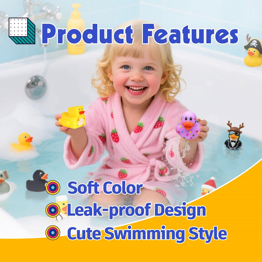 Liliiflora non-toxic ducks are child-safe for bath fun.