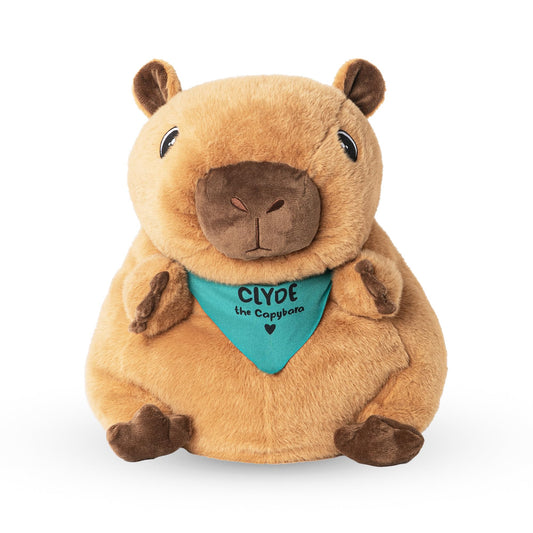 Lilly's Love Clyde Capybara weighted plush ready for cozy play and focus.