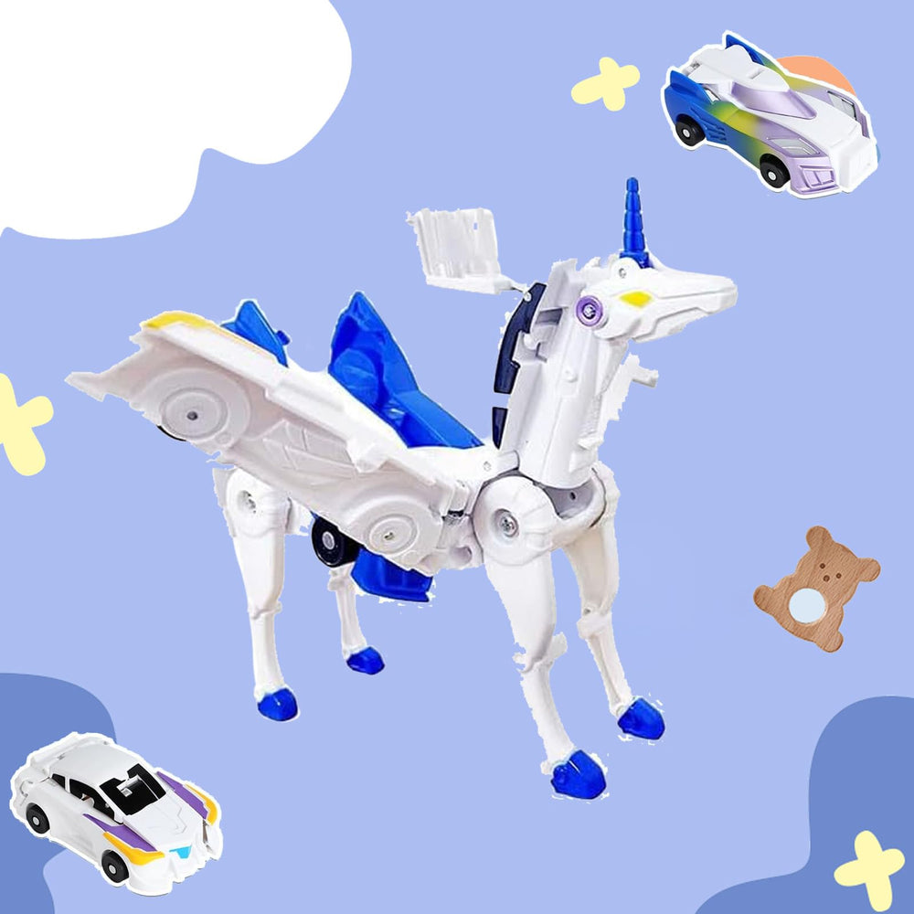 Liluwushe unicorn car in small hands, easy to grip and handle