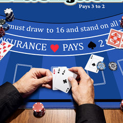 LILXIU mat sized 70x35 inches fits most tables for diverse games.
