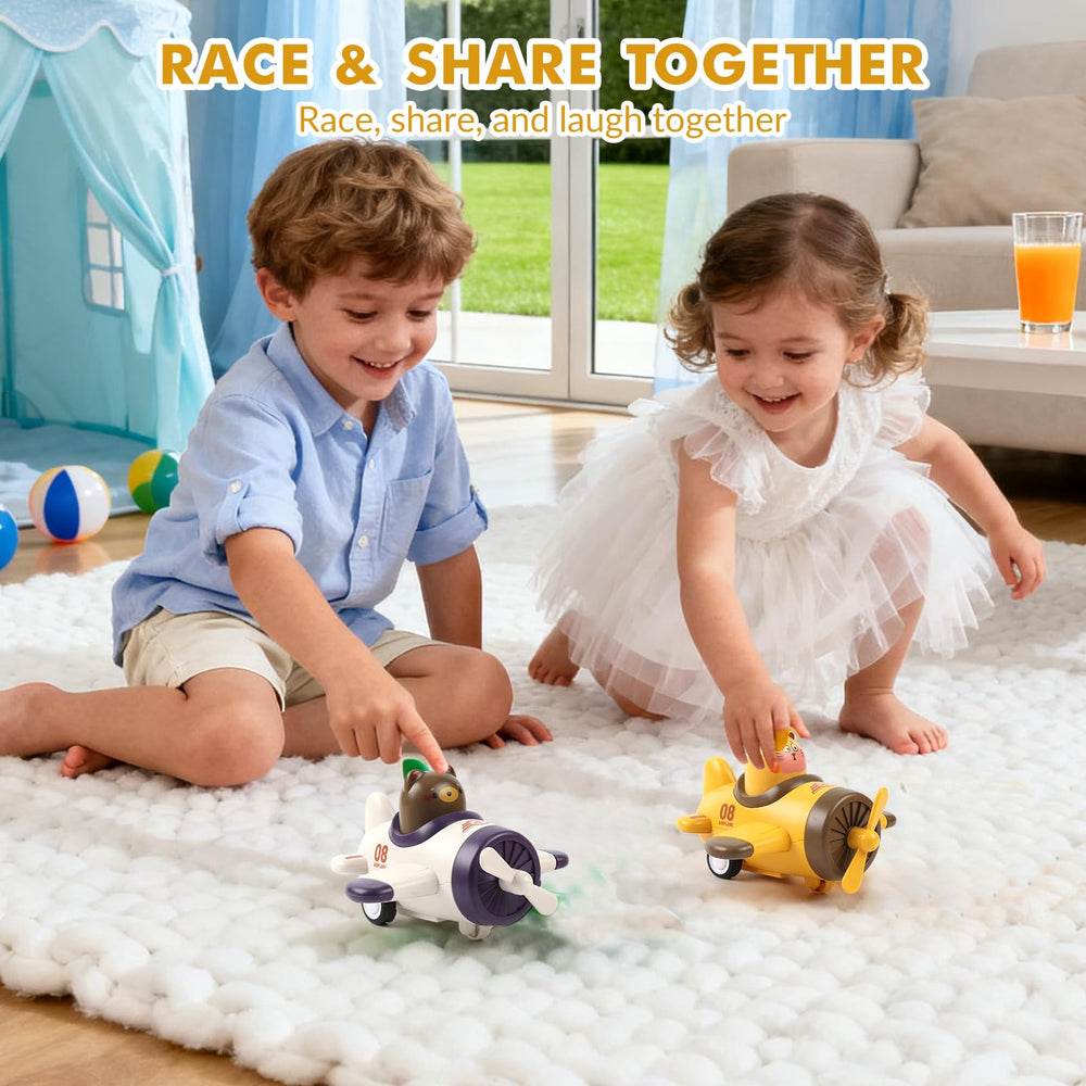 Lilycass airplane toy car designed for indoor and outdoor adventures
