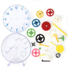 Lily's Home clock gear wheels highlight mechanical movement for curious minds.