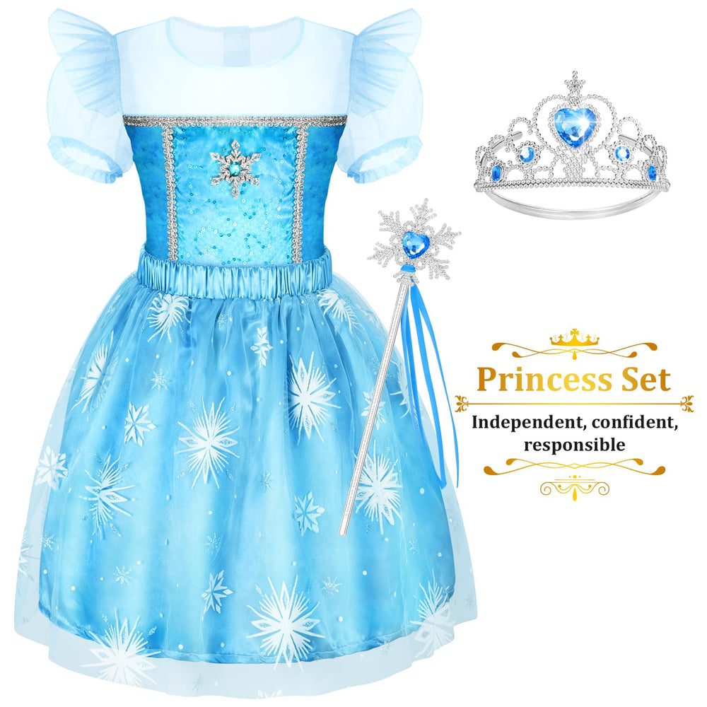 LIMIROLER hair hoop and necklace complete the princess costume