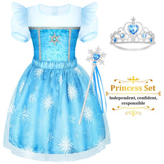 LIMIROLER hair hoop and necklace complete the princess costume
