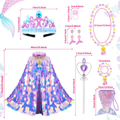 Limiroler mermaid hair hoop adds sparkle to costumes