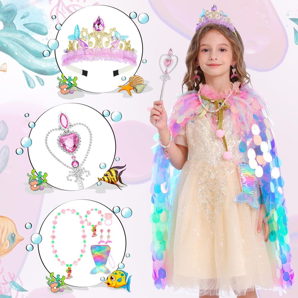 LIMIROLER mermaid tail bag keeps accessories organized during play.