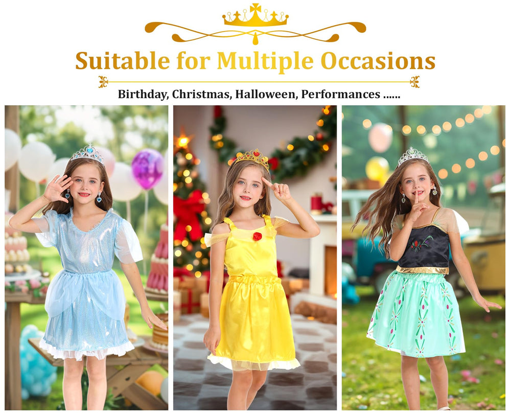 LIMIROLER crowns and hair hoops add regal flair for parties and photos
