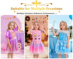 LIMIROLER princess dress look 2 with signature colors for pretend play