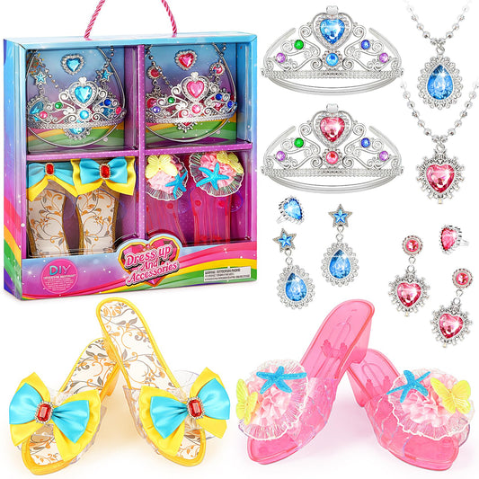 LIMIROLER princess shoes set pair A for playful dress-up and confident steps.