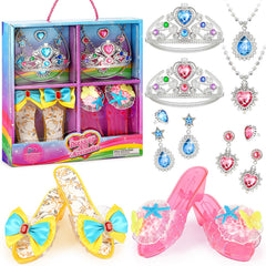 LIMIROLER princess shoes set pair A for playful dress-up and confident steps.
