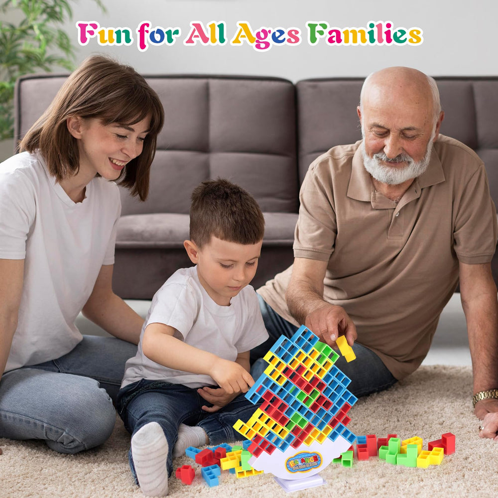 LIMYIOM Tetra Tower 64pcs storage-ready packaging simplifies tidying after play