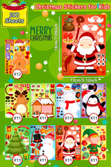 LINAYE snowman Christmas sticker for classroom projects