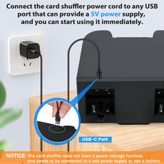 Lineba Card Shuffler ensures true randomization to minimize disputes during games.