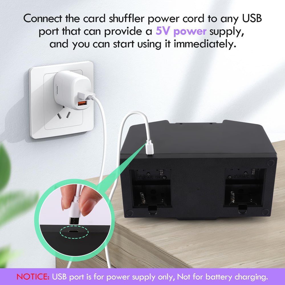 Lineba Card Shuffler in use with UNO for fast randomization