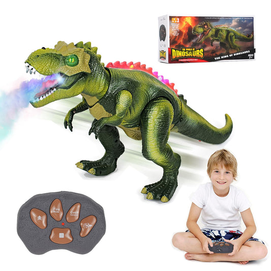 LINEQIC dino fog spray creates immersive mist during playtime