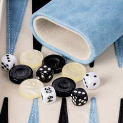 Lingle Backgammon 5 dice offer smooth throws for varied gameplay.