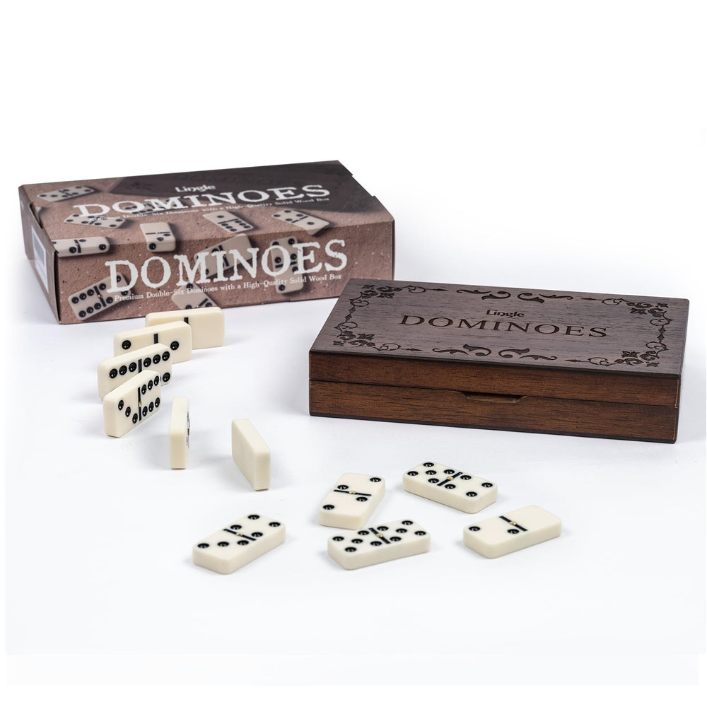 Lingle dominoes travel-friendly case fits in backpacks for on-the-go play.