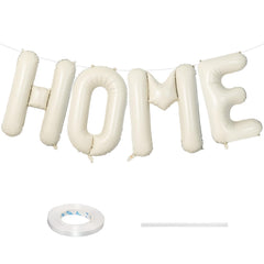 Lingqiang 40inch home foil letters balloons create a bold housewarming backdrop.