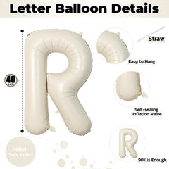Lingqiang Bride giant balloons letters create bold wedding photos and party decor