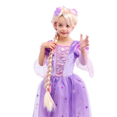 Lingway Toys Rapunzel dress with crown and accessories for elegant styling