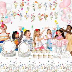 LINHAXM waterproof tablecloth protects surfaces during parties.