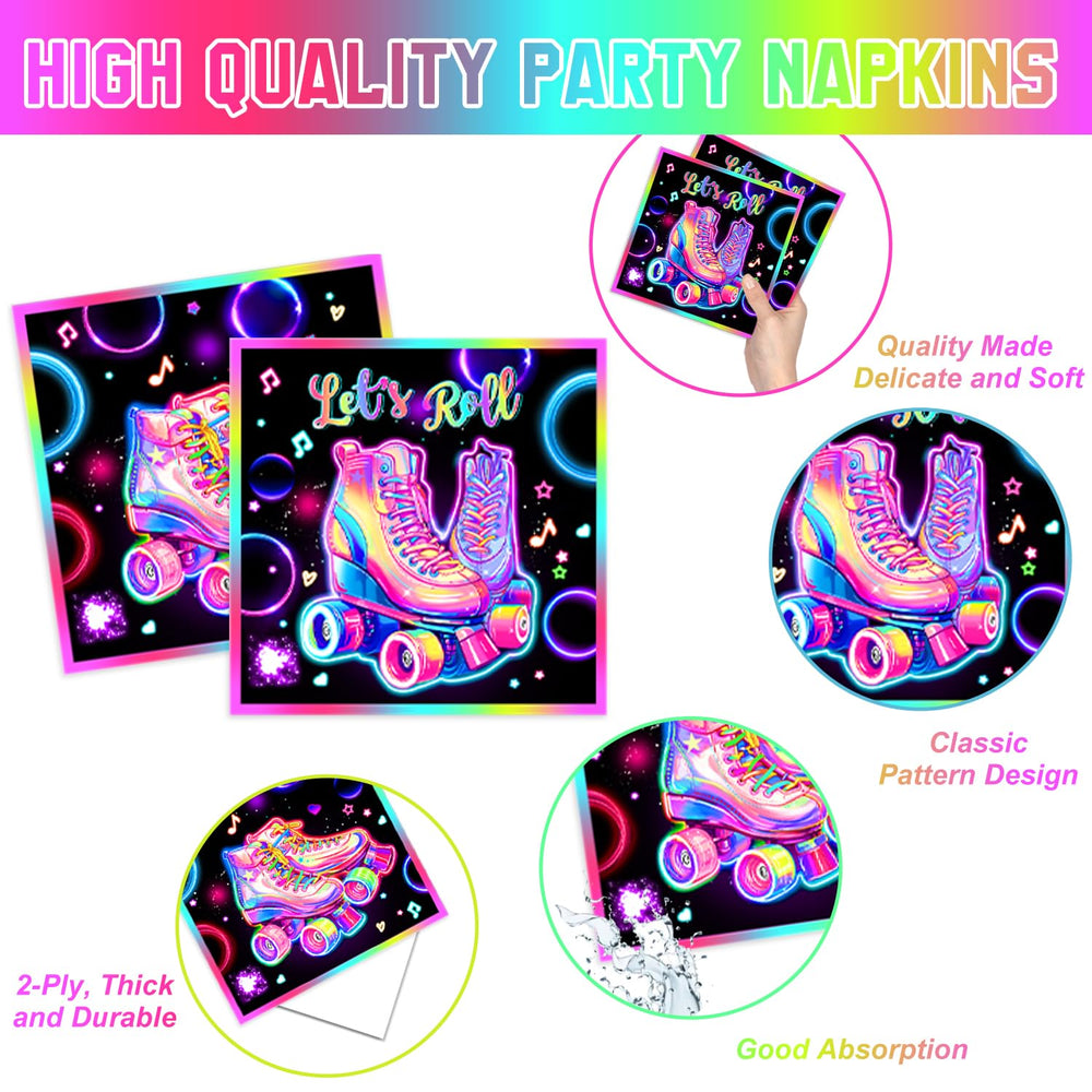 LINHAXM roller skating cups sturdy party drinkware for easy serving