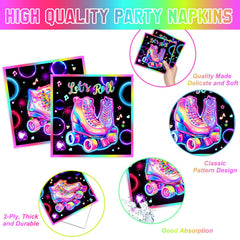 LINHAXM roller skating cups sturdy party drinkware for easy serving